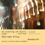 An+evening+of+music+with+Sheridan+Riley+%26+Friends